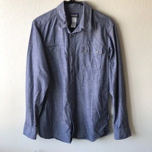 Men’s Patagonia blue button up size M